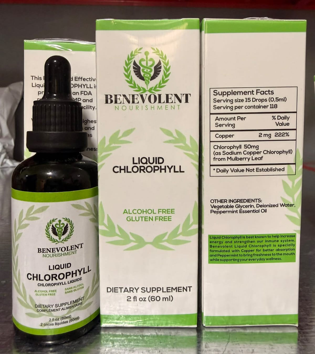Clorofila Líquida Benevolent